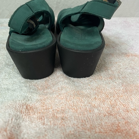 Zante low leather wedge - Picture 3 of 6